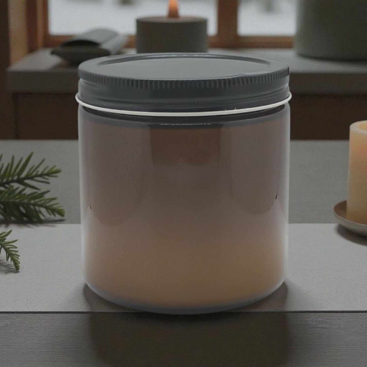 Dark Chocolate, Blackberry, Scented, Smoked, Soy Candle, Coconut Candle, 14 Oz