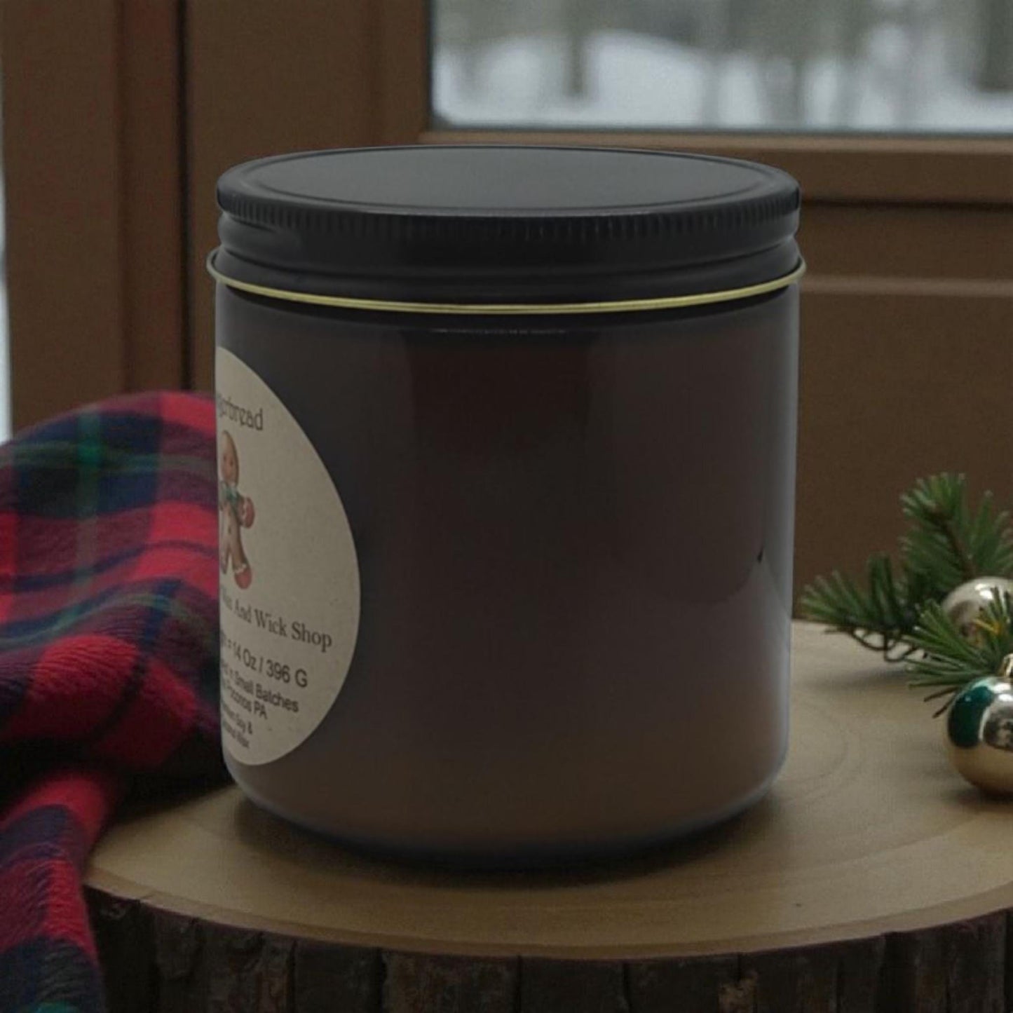 Gingerbread Scented, Oak, Soy Candle, Wax Melts, Soy, Gift, Christmas