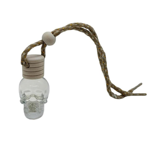 Car Air Freshener, Diffuser, Peppermint, Candy Cane, Glass Bottle