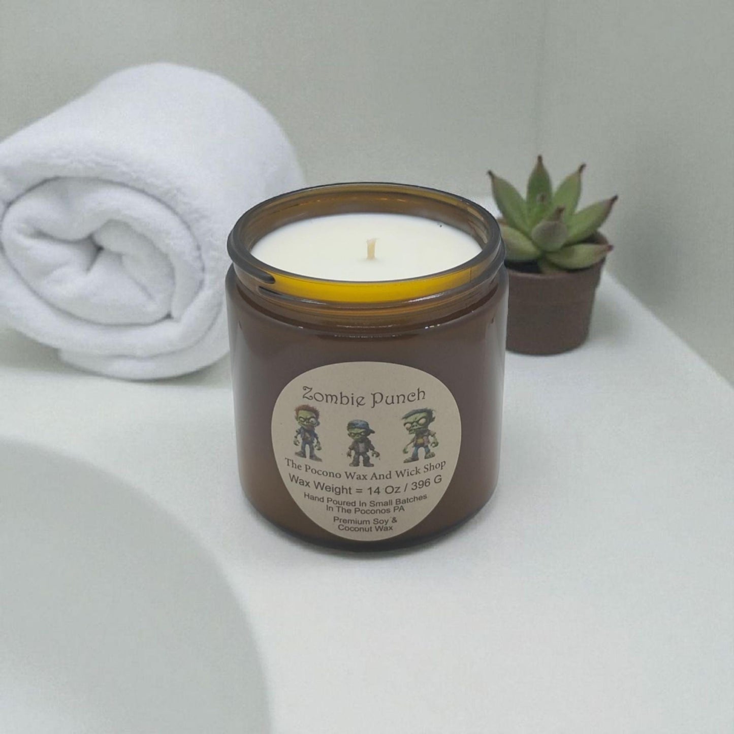 Punch Scented, Zombie, Soy Candle, Wax Melts, Soy, Gift