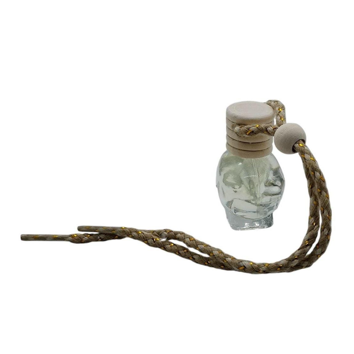 Car Air Freshener, Diffuser, Peppermint, Candy Cane, Glass Bottle