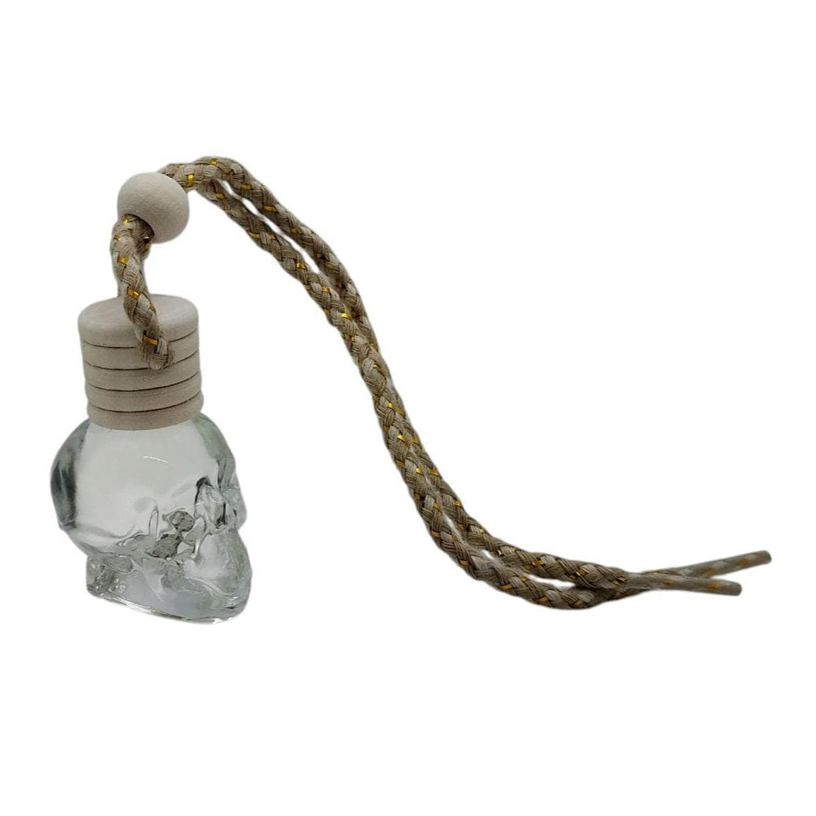 Car Air Freshener, Diffuser, Peppermint, Candy Cane, Glass Bottle