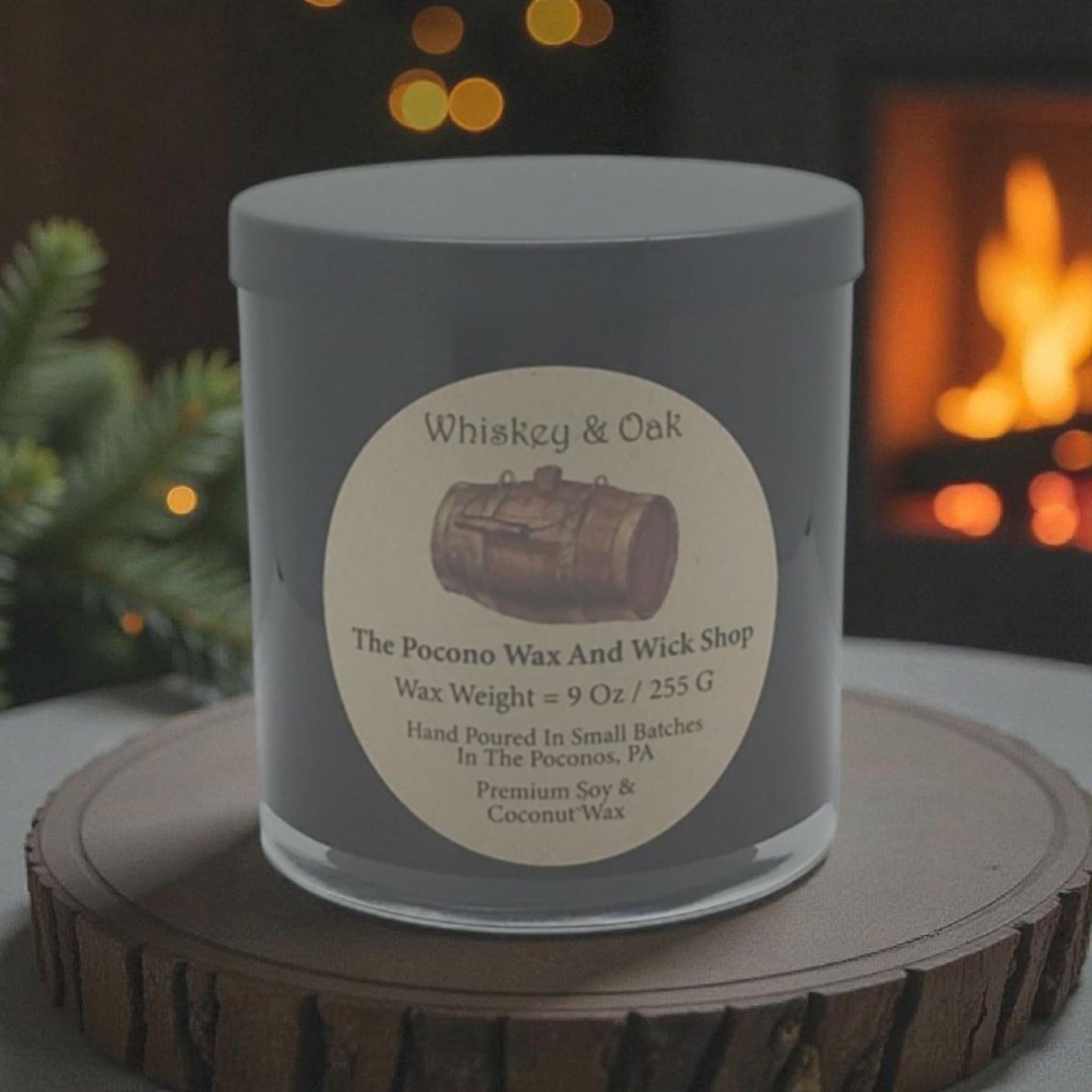 Whiskey And Oak, Soy Candle, Wax Melt, Container Candles, Home And Living, Coconut